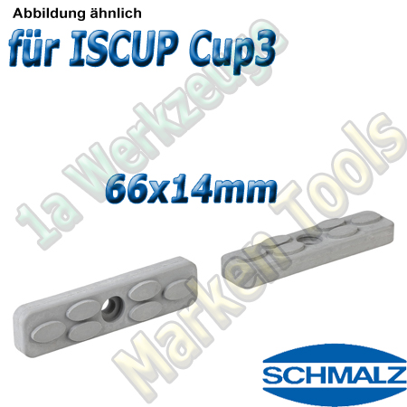 Schmalz Reibplatte ISRPL 66x14mm Höhe 8,5mm für Innospann Cup-3