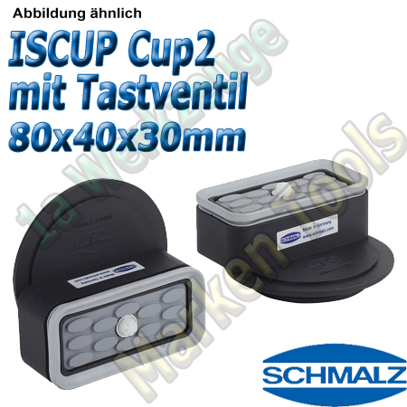 Schmalz Innospann Sauger-Cup ISCUP Cup-2 TV 80 x 40 mm Höhe 30 mm