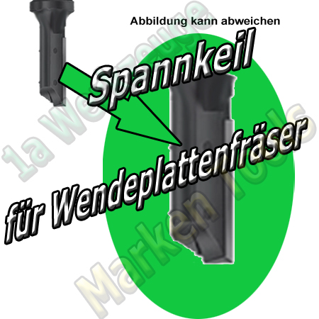 Spannkeil für Wendeplattenfräser Z1 Ø8 und 9mm x20mm rechtsgang