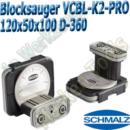 CNC Schmalz Vakuum-Sauger VCBL-K2-PRO 120x50x100 D-360 160x115mm