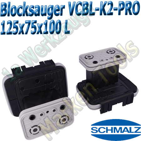 CNC Schmalz Vakuum-Sauger VCBL-K2-PRO 125x75x100 L 160x115mm
