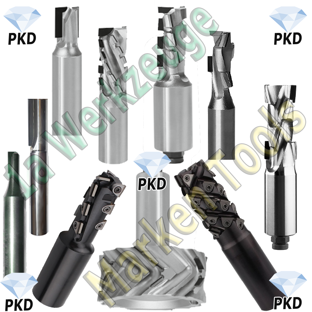 CNC Dia DP PKD Schaftfräser Holzbearbeitung nach Werkstoffeignung