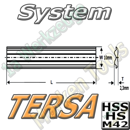 Tersa Hobelmesser HSS M42