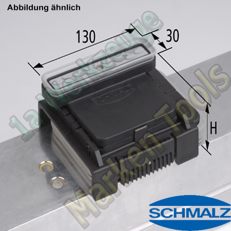 CNC Schmalz Vakuum-Sauger VCBL-K2 130x30x50 L 140x115mm