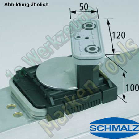 CNC Schmalz Vakuum-Sauger VCBL-K2 120x50x100 D-360 160x115mm