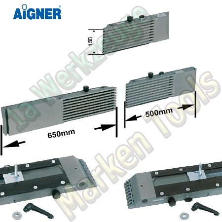 Aigner Integralanschlag für Tischfräse 650mm 500mm x 150mm