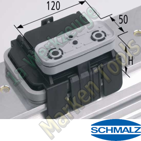 CNC Schmalz Vakuum-Sauger VCBL-K1 120x50x125 L 140x115mm