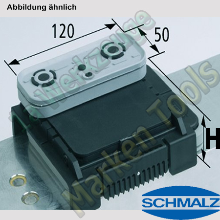 CNC Schmalz Vakuum-Sauger VCBL-K2 120x50x50 L 140x115mm