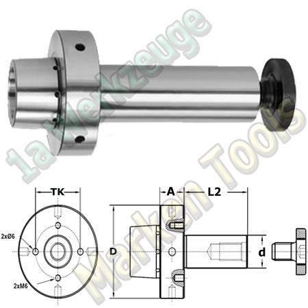 Fräsdorn HSK85WS System Weinig D=30x100mm, A=26mm
