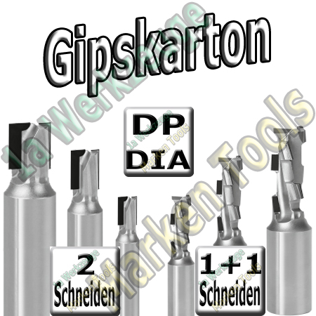 Dia-DP-PKD-Fräser Gipskarton fräsen