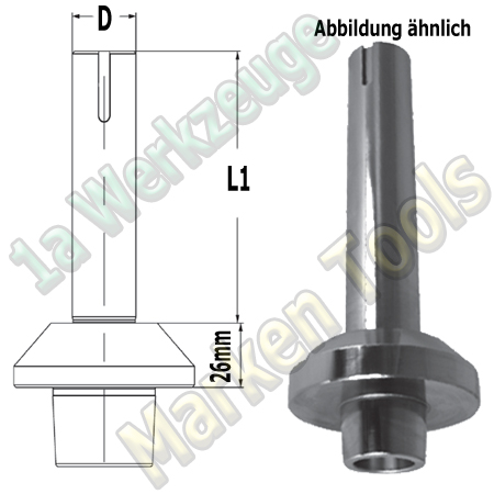 Fräsdorn Hofmann Martin Panhans SCM HSK/Weinig D=30x130mm, A=26mm