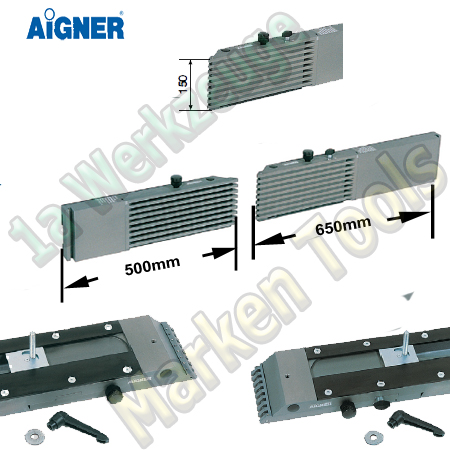 Aigner Integralanschlag für Tischfräse 500mm 650mm x 150mm