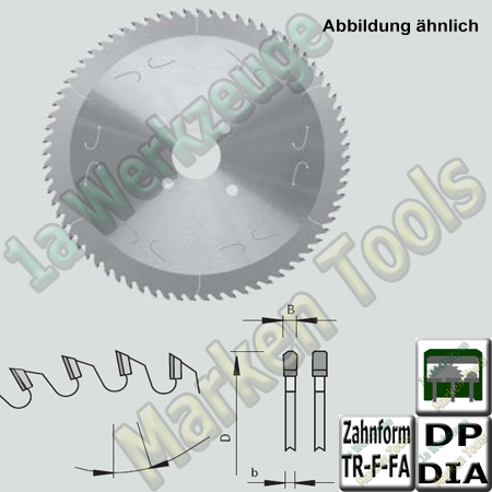 Dia DP Platten-Aufteil-Sägeblatt Ø 350mm x4,4x3,2xØ 30 Z=72 TR-F-FA NL 2/10/60