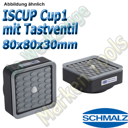 Schmalz Innospann Sauger-Cup ISCUP Cup-1 TV 80 x 80 mm Höhe 30 mm